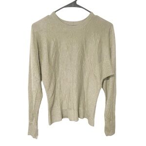 Lululemon Light Green Knit‎ Pullover Sweater Thumbhole